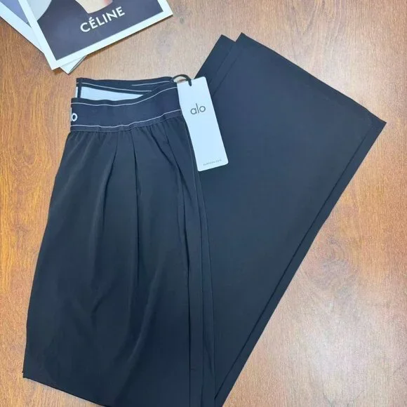 ALO Black Yoga Pants Casual Formal sportswear (perfect state) ❣❣ - Picture 6 of 10